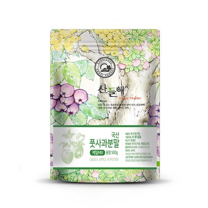 산들해 국산 풋사과분말 케일혼합