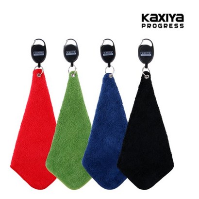 KAXIYA RORESS WIRE 면 골프 타올 4색