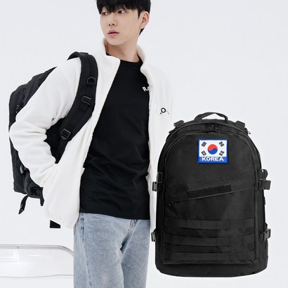 가방 태극기 밀리터리 남자 학생 출타 배낭 데일리 여행 등산