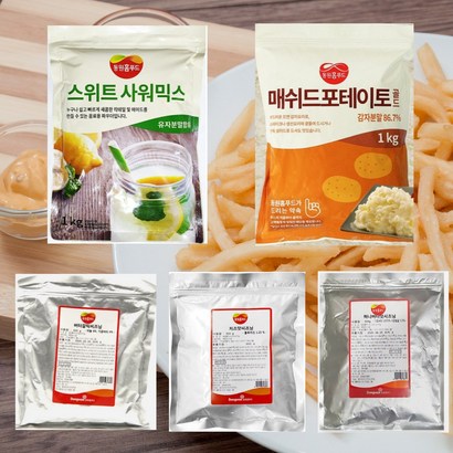 동원 홈푸드 시즈닝 3종 사워믹스 매쉬드포테이토 모음