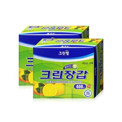 크린랲 뽑아쓰는 크린 장갑 400매