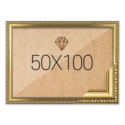 보석십자수액자 50x100 고급형 댄디골드