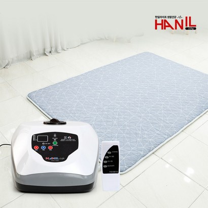 한일생활건강 리모컨 온수매트 그레이 H-0022