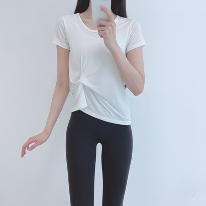 로라벨 필라테스복 요가복 커버업 운동복 반팔 리뷰 후기