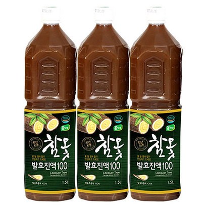 옻가네 참옻발효진액100 1 3병 참옻