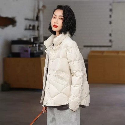 여성 경량패딩 오리털 덕다운 퀼팅 퀄팅 자켓 초경량 다운 여자 깔깔이 등산 점퍼