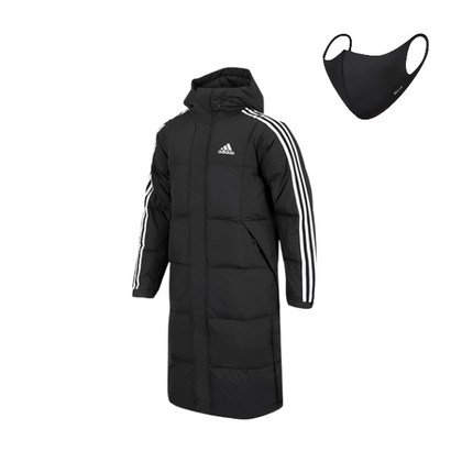 아디다스 3ST DOWN COAT 오리털 롱 패딩 점퍼