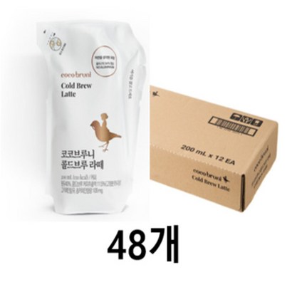 코코브루니 콜드브루 라떼 48개입