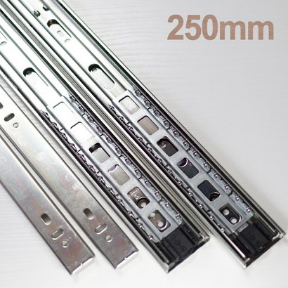 3단 광폭볼레일 250/300/350/400/450/500/550/용 서랍용 가구용레일 DIY