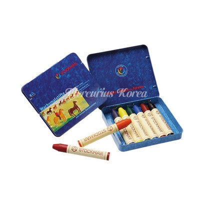Stockar 막대크레용 8색 스탠다드
