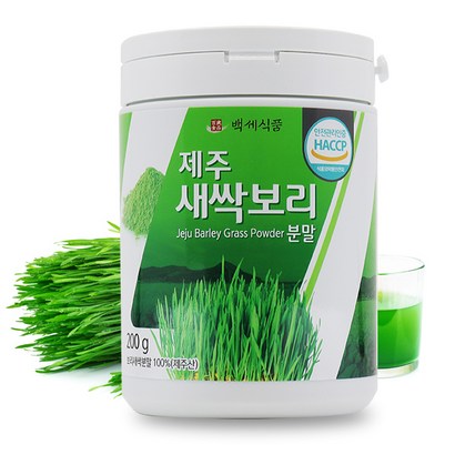제주산 새싹보리 분말가루 HACC 인증제품