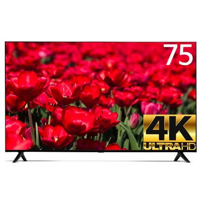 와이드테크 제로베젤 4K UHD TV HDR WT750UHD 티비 기사방문 스탠드설치