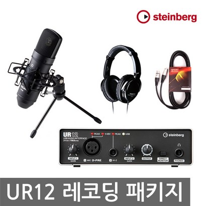 STEINBER UR12 홈레코딩 패키지