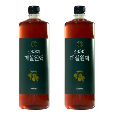 소다미 3년숙성 매실청 2개
