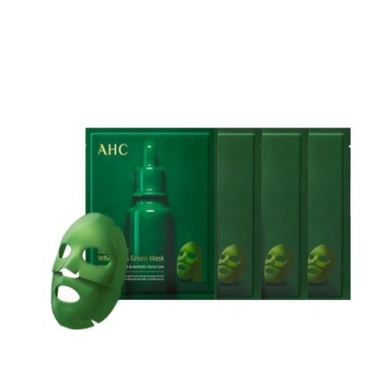 AHC 딥 케어 랩핑 그린 마스크