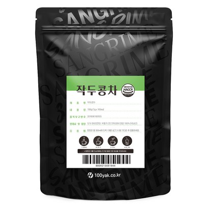 산그리메 국내산 작두콩차 100티백 대용량 A 생분해필터 삼각티백차
