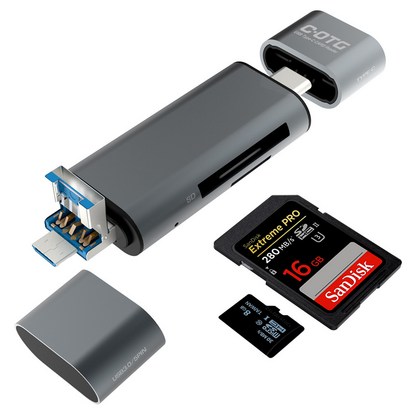 SD TF 메모리 멀티 카드 리더기 휴대폰 OT 영상확인 C타입 USB30 자동차 블랙박스 보는법 노트북 스마트폰 icro 메모리칩