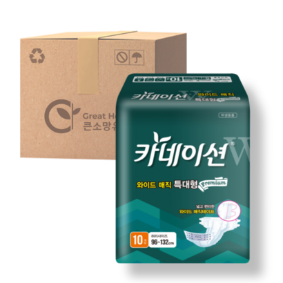 카네이션 와이드 매직테이프 특대형 10매