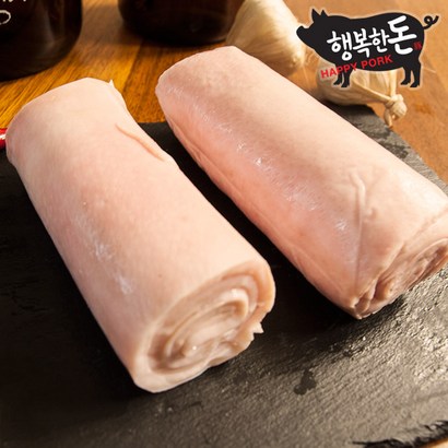 행복한돈 국내산 냉장 돼지껍데기 리뷰후기