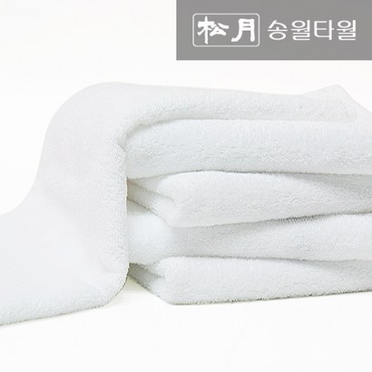 송월타월 텔용 무지 세면타월 30수 면사 핸드타월 흰색