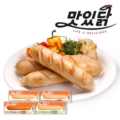맛있닭 닭가슴살 소시지 혼합 X 리뷰후기