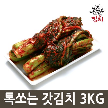 푸드고수 김치 톡 쏘는 갓김치 여수돌산갓사용 리뷰후기