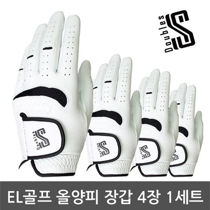 더블S 올양피 골프장갑 4장