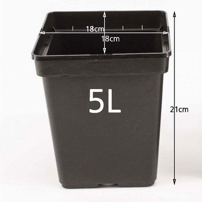 한국식물특허 이태리 사각화분 5L 회색 리뷰후기