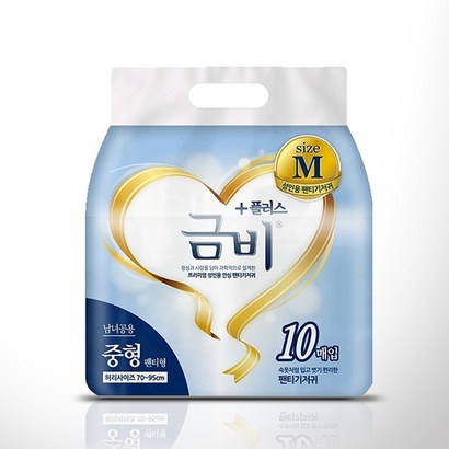 금비 팬티 기저귀 남녀공용 중형
