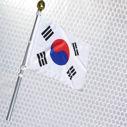 가자데코 반사광 회전깃대 태극기 RAF1300