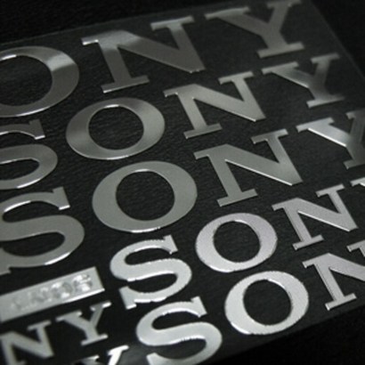 소니 금속 오디오로고 스티커 SONY