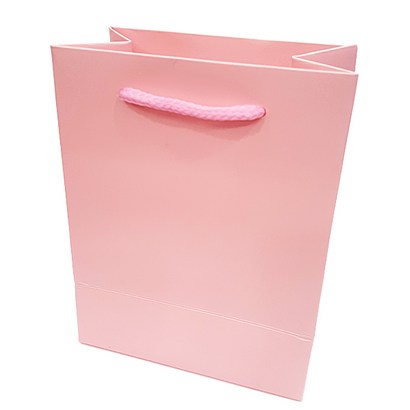바미샵 핑크 종이쇼핑백 중 무광 무지 선물포장