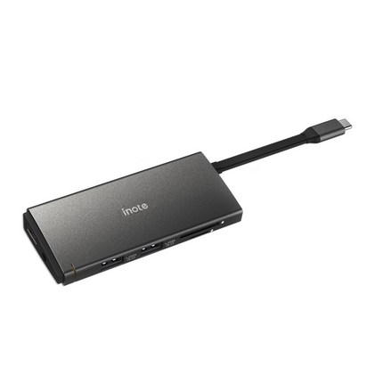아이노트 USB C타입 10in1 멀티포트 허브 FS-CH55P, 혼합색상