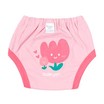 베이비앙 배변훈련팬티 3중방수, 플라워