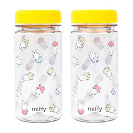 미피 에코젠 물병 2p, 혼합색상, 350ml