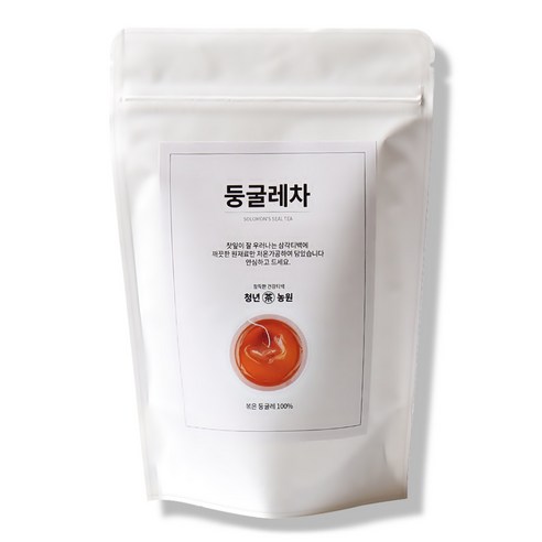청년농원 저온가공 둥굴레차 삼각티백 리뷰후기