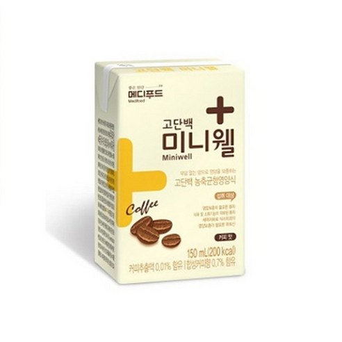 메디푸드 미니웰 커피맛 고단백 노인 환자 균형 영양식 리뷰후기