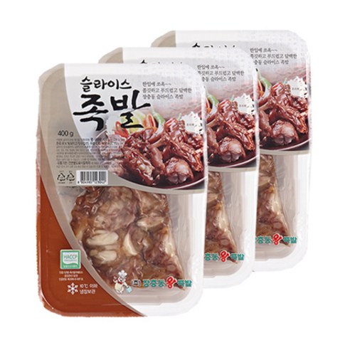 장충동왕족발 슬라이스족발 x3세트 리뷰 후기