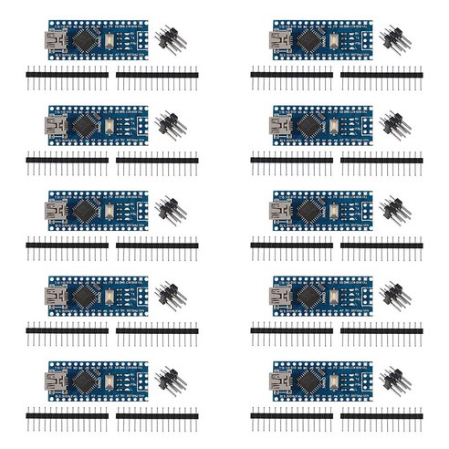 노 브랜드 Arduino 미니 나노 V3.0 atmega328p 5 v 16 m arduinoide 용 마이크로 타입 컨트롤러 보드 모듈 10 개, 없이, 나노보드