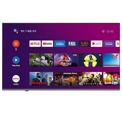 TNM 65인치 UHD LED 구글안드로이드 스마트 TV TNM-6500KS 넷플릭스 유튜브 구글스토어 방문설치 리뷰후기