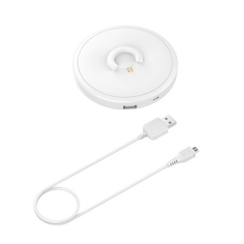 AFBEST BoseSoundLink Revolve SoundLink Revolve Plus와 호환되는 충전 크래들 - USB 충전기 독 케이블 흰색, 하얀