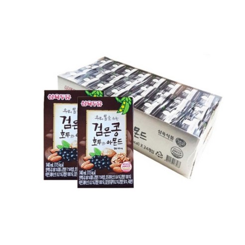 삼육두유 검은콩두아몬드 건강음료 영양간식 리뷰후기