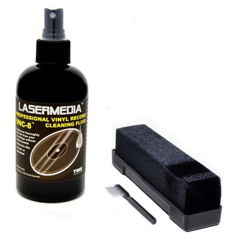 Tme Lp 클리너 판청소 Lasermedia Vrcb-K-8 Record Cleaning Kit W V9