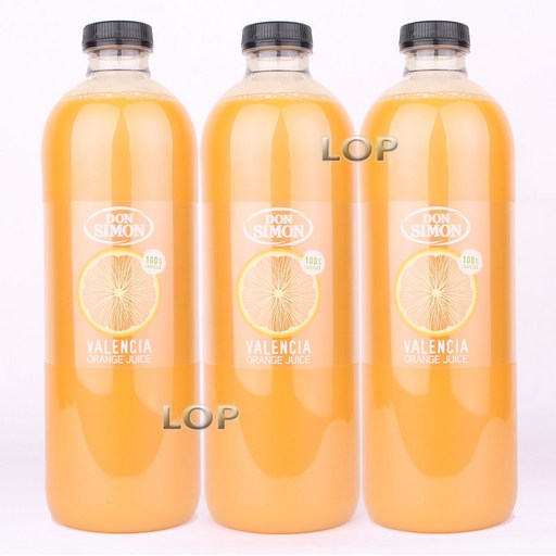100% 착즙 돈시몬 발렌시아 오렌지 주스 1000ml X 3병