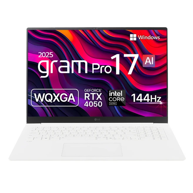 LG전자 2025 그램 프로 17 코어Ultra7, 에센스 화이트, 1TB, 32GB, WIN11 Home, 17Z90TR-SD7WK