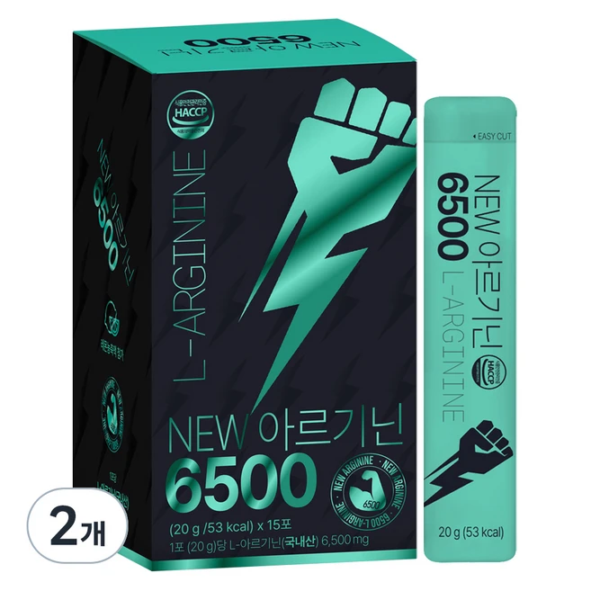 라이프힐 NEW 아르기닌 6500, 300g, 2개