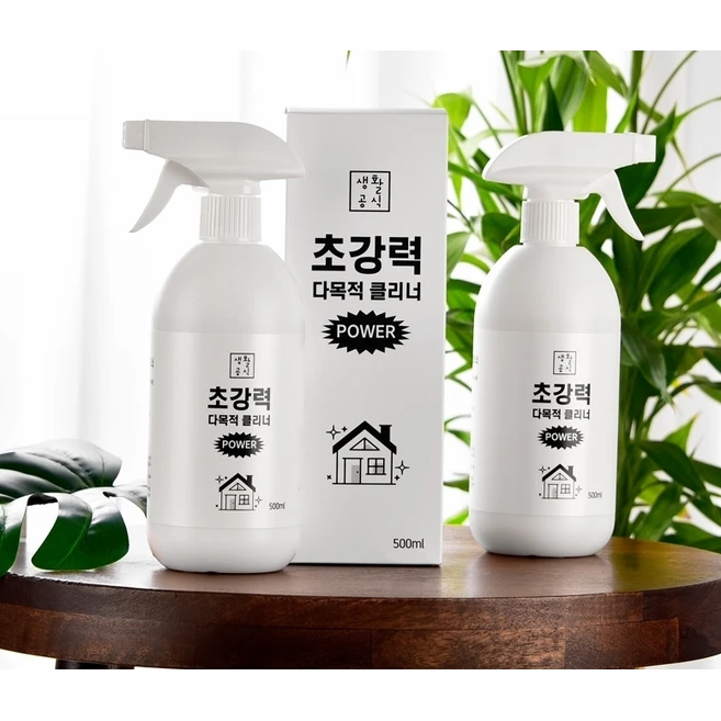 생활공식 초강력 다목적 클리너, 500ml, 2개