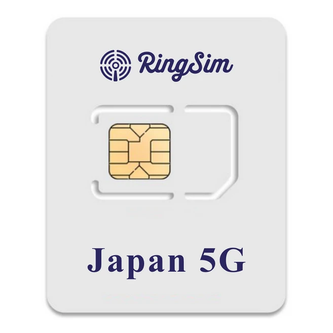 링심 일본 5G 유심칩, 1개, 8일, 무제한