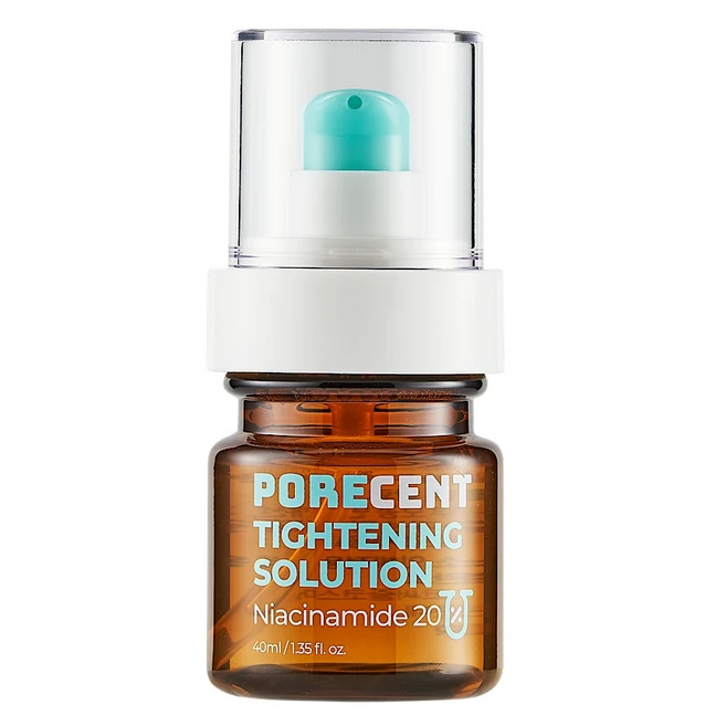 포어센트 타이트닝 솔루션 고함량 나이아신아마이드 20% 비타민B3 수축 앰플 쿨링 세럼, 40ml, 1개