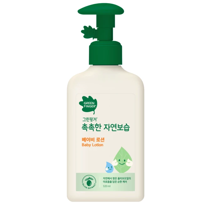 그린핑거 촉촉한 자연보습 베이비 로션, 320ml, 1개